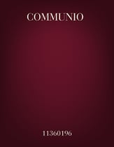 Communio Concert Band sheet music cover